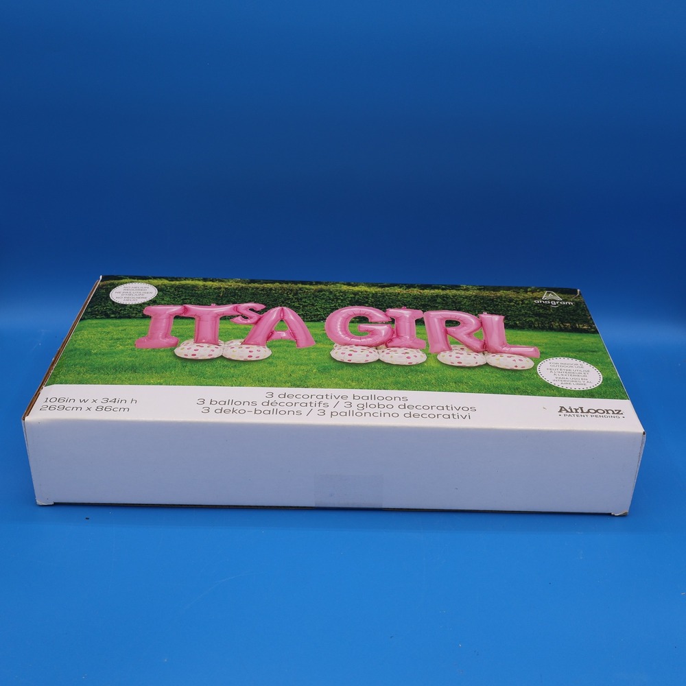 It's A Girl Balloon Kit For Baby Shower Party Decor - Picture 9 of 9